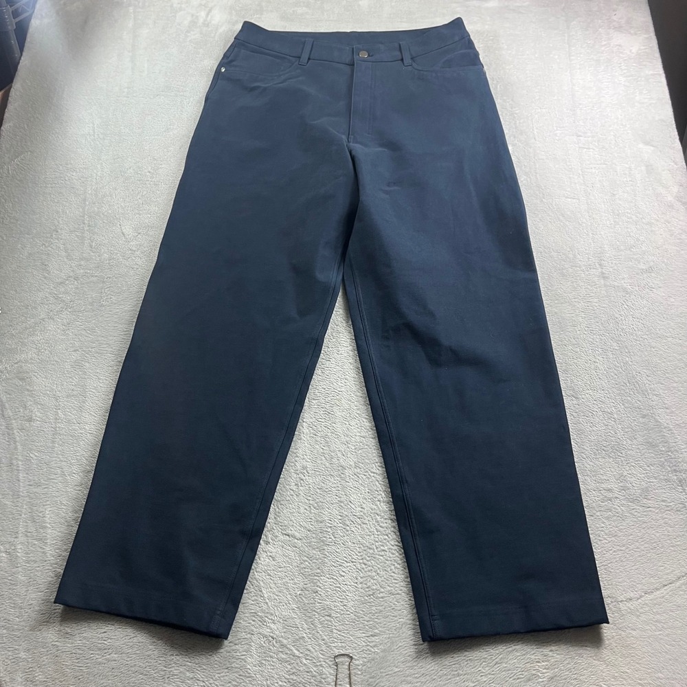 Lululemon Commission‎ Pant Classic Fit Navy Blue Mens 34 Performance Trousers